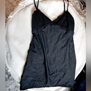 Zara Embroidered Black Lace Dress